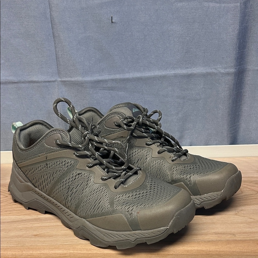 Eddie Bauer Hiking Shoes Ortholite Comfort Foam Trail Outdoor Gray Women's